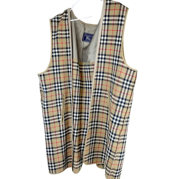 Vintage Burberry Trench Coat Classic Tan Double Breasted 48L (US 14 or XL) - Picture 15 of 16